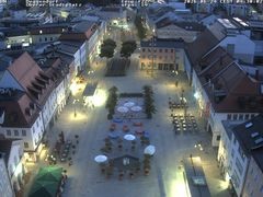 Archiv Foto Webcam Deggendorf mit Blick auf den oberen Stadtplatz