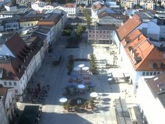 Archiv Foto Webcam Deggendorf mit Blick auf den oberen Stadtplatz
