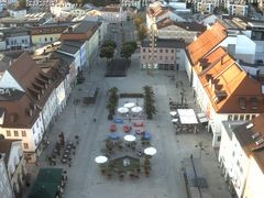 Archiv Foto Webcam Deggendorf mit Blick auf den oberen Stadtplatz