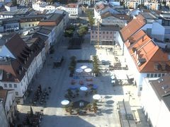 Archiv Foto Webcam Deggendorf mit Blick auf den oberen Stadtplatz