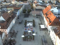 Archiv Foto Webcam Deggendorf mit Blick auf den oberen Stadtplatz