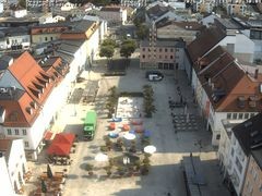 Archiv Foto Webcam Deggendorf mit Blick auf den oberen Stadtplatz