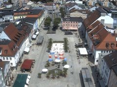 Archiv Foto Webcam Deggendorf mit Blick auf den oberen Stadtplatz