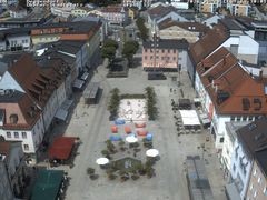 Archiv Foto Webcam Deggendorf mit Blick auf den oberen Stadtplatz