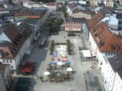 Archiv Foto Webcam Deggendorf mit Blick auf den oberen Stadtplatz