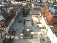 Archiv Foto Webcam Deggendorf mit Blick auf den oberen Stadtplatz