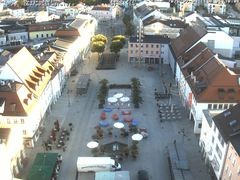 Archiv Foto Webcam Deggendorf mit Blick auf den oberen Stadtplatz