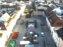 Archiv Foto Webcam Deggendorf mit Blick auf den oberen Stadtplatz