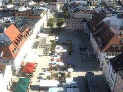 Archiv Foto Webcam Deggendorf mit Blick auf den oberen Stadtplatz