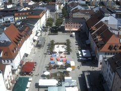 Archiv Foto Webcam Deggendorf mit Blick auf den oberen Stadtplatz