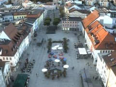 Archiv Foto Webcam Deggendorf mit Blick auf den oberen Stadtplatz