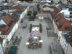 Archiv Foto Webcam Deggendorf mit Blick auf den oberen Stadtplatz