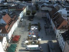 Archiv Foto Webcam Deggendorf mit Blick auf den oberen Stadtplatz