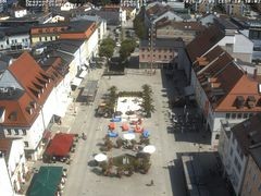Archiv Foto Webcam Deggendorf mit Blick auf den oberen Stadtplatz