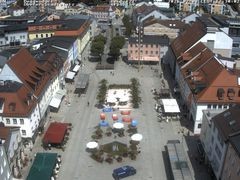 Archiv Foto Webcam Deggendorf mit Blick auf den oberen Stadtplatz