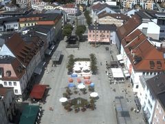 Archiv Foto Webcam Deggendorf mit Blick auf den oberen Stadtplatz
