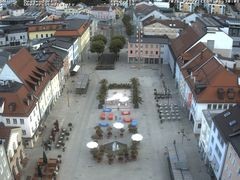 Archiv Foto Webcam Deggendorf mit Blick auf den oberen Stadtplatz