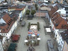 Archiv Foto Webcam Deggendorf mit Blick auf den oberen Stadtplatz