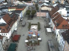 Archiv Foto Webcam Deggendorf mit Blick auf den oberen Stadtplatz