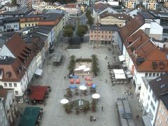 Archiv Foto Webcam Deggendorf mit Blick auf den oberen Stadtplatz