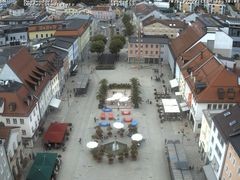 Archiv Foto Webcam Deggendorf mit Blick auf den oberen Stadtplatz