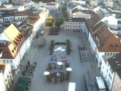 Archiv Foto Webcam Deggendorf mit Blick auf den oberen Stadtplatz