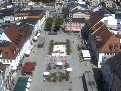 Archiv Foto Webcam Deggendorf mit Blick auf den oberen Stadtplatz