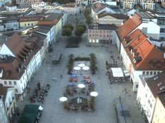 Archiv Foto Webcam Deggendorf mit Blick auf den oberen Stadtplatz
