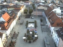 Archiv Foto Webcam Deggendorf mit Blick auf den oberen Stadtplatz