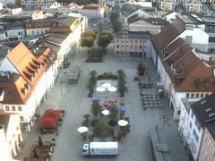 Archiv Foto Webcam Deggendorf mit Blick auf den oberen Stadtplatz