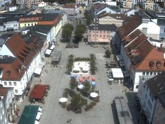 Archiv Foto Webcam Deggendorf mit Blick auf den oberen Stadtplatz