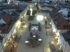 Archiv Foto Webcam Deggendorf mit Blick auf den oberen Stadtplatz
