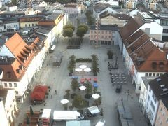 Archiv Foto Webcam Deggendorf mit Blick auf den oberen Stadtplatz