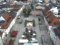 Archiv Foto Webcam Deggendorf mit Blick auf den oberen Stadtplatz