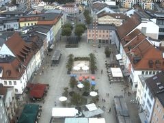 Archiv Foto Webcam Deggendorf mit Blick auf den oberen Stadtplatz