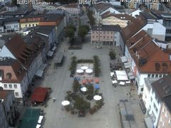 Archiv Foto Webcam Deggendorf mit Blick auf den oberen Stadtplatz