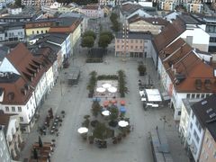 Archiv Foto Webcam Deggendorf mit Blick auf den oberen Stadtplatz