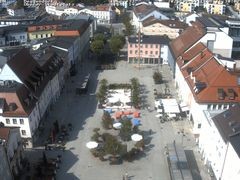 Archiv Foto Webcam Deggendorf mit Blick auf den oberen Stadtplatz