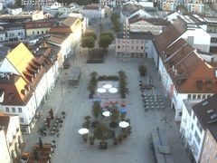 Archiv Foto Webcam Deggendorf mit Blick auf den oberen Stadtplatz