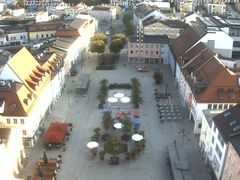 Archiv Foto Webcam Deggendorf mit Blick auf den oberen Stadtplatz