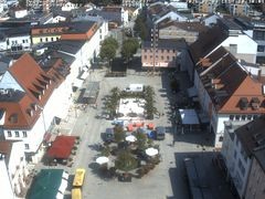 Archiv Foto Webcam Deggendorf mit Blick auf den oberen Stadtplatz