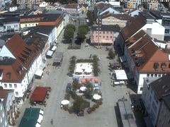 Archiv Foto Webcam Deggendorf mit Blick auf den oberen Stadtplatz