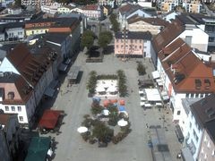 Archiv Foto Webcam Deggendorf mit Blick auf den oberen Stadtplatz