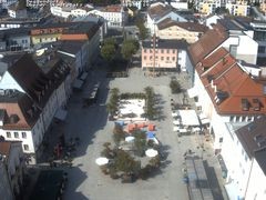 Archiv Foto Webcam Deggendorf mit Blick auf den oberen Stadtplatz