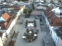 Archiv Foto Webcam Deggendorf mit Blick auf den oberen Stadtplatz