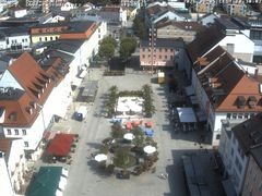 Archiv Foto Webcam Deggendorf mit Blick auf den oberen Stadtplatz