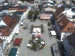 Archiv Foto Webcam Deggendorf mit Blick auf den oberen Stadtplatz