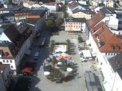 Archiv Foto Webcam Deggendorf mit Blick auf den oberen Stadtplatz