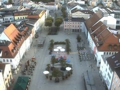 Archiv Foto Webcam Deggendorf mit Blick auf den oberen Stadtplatz