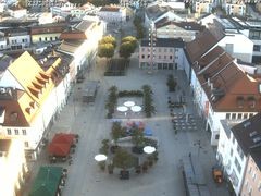 Archiv Foto Webcam Deggendorf mit Blick auf den oberen Stadtplatz
